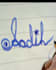 do hand calligraphy for signature