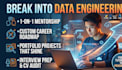 help you break into data engineering with interview prep and resume review