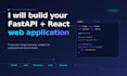 build your full stack web application with fastapi and react