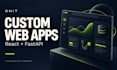build a custom react web app with a fastapi backend