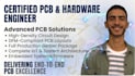 design professional pcb ready for manufacturing