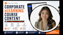 design your corporate elearning course content,  for lms website with learndash