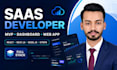 build saas mvp web app as full stack saas developer