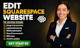 do squarespace edit, squarespace website edit and redesign