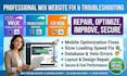 fix wix website, troubleshoot and repair any wix website problem