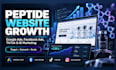 run peptide google ad, facebook ads, tiktok and ig marketing for peptide website