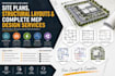 create site plans, structural layouts, and complete mep design services