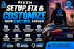 setup, fix and customize your fivem qbcore server
