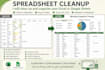 clean up and organize your spreadsheet or data