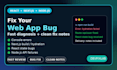 fix react nextjs nodejs bugs and API errors