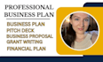 write professional business plan sba loan business plan, financial plan