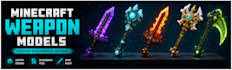 custom minecraft rpg mob and weapon models in blockbench
