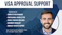 handle your visa application, cover letter, and travel documents