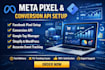 setup meta pixel, conversion API, facebook pixel setup, meta ads and google