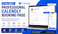 create a professional calendly booking page setup