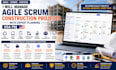 manage agile scrum construction projects with expert planning USA pm
