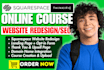 be thinkific website expert, organize and upload life coaching course sales page