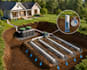 do septic system design, leach field and perc test plan drain field