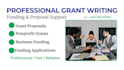 write professional grant proposal and funding application