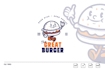 make an amazing burger logo design