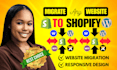 migrate wordpress to shopify, do shopify migration wix to shopify