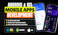 do android and ios app development as react native developer