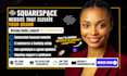 do squarespace website redesign, squarespace website design, squarespace expert