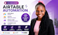 do airtable database, airtable automation, airtable softr webapp expert make com