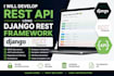 develop rest API using django rest framework