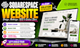 design squarespace, redesign squarespace website online store, landing page SEO