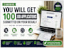submit 100 targeted job applications on your behalf