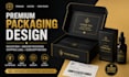 mailer box amazon product shipping label design, custom subscription box package