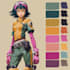 draw anime character design sheet