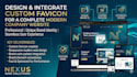 design company website and integrate custom favicon
