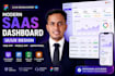 design a modern saas dashboard UI in figma for your web app or admin panel