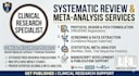 supervise and guide your systematic review and metaanalysis