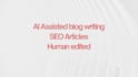 write SEO friendly ai assisted blog posts