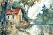 do a watercolor illustration