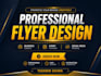 professional custom eye catching flyer design