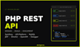 build a PHP rest API with symfony and API platform