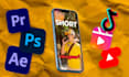 do professional video editing with custom elements
