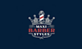 design acknowledged barber salon logo