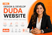 design, redesign modify websites using duda website builder