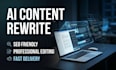 rewrite and improve your content professionally