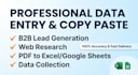 do data entry and copy paste