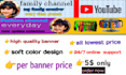 professional youtube banner designer