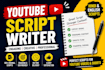 write engaging and creative channel and you tube videos