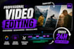 do colour grading and motion graphics in 24h