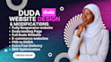 design or redesign responsive duda website using duda builder