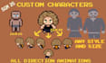 create pixel art game assets, tilesets, UI and icons